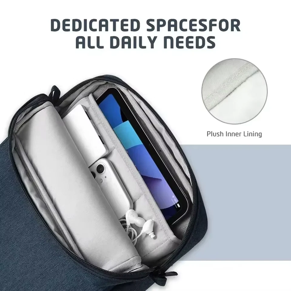 Capa bolsa tablet para iPad 11th 2025 11 polegadas A16 Air 13 11 M3 Pro 10th universal L - Imagem 3 de 4