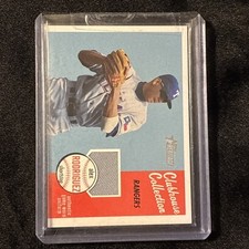 2003 Topps Heritage Clubhouse Collection Alex Rodriguez Rangers Jersey Relic