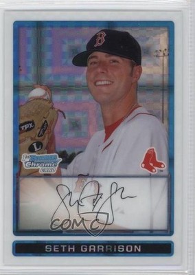 2009 Bowman Chrome Prospects X-Fractor 96/299 Seth Garrison #BCP83 9ki