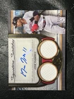 JOSE RAMIREZ 2023 Topps Museum Collection Swatches Dual Relic Auto 22/25