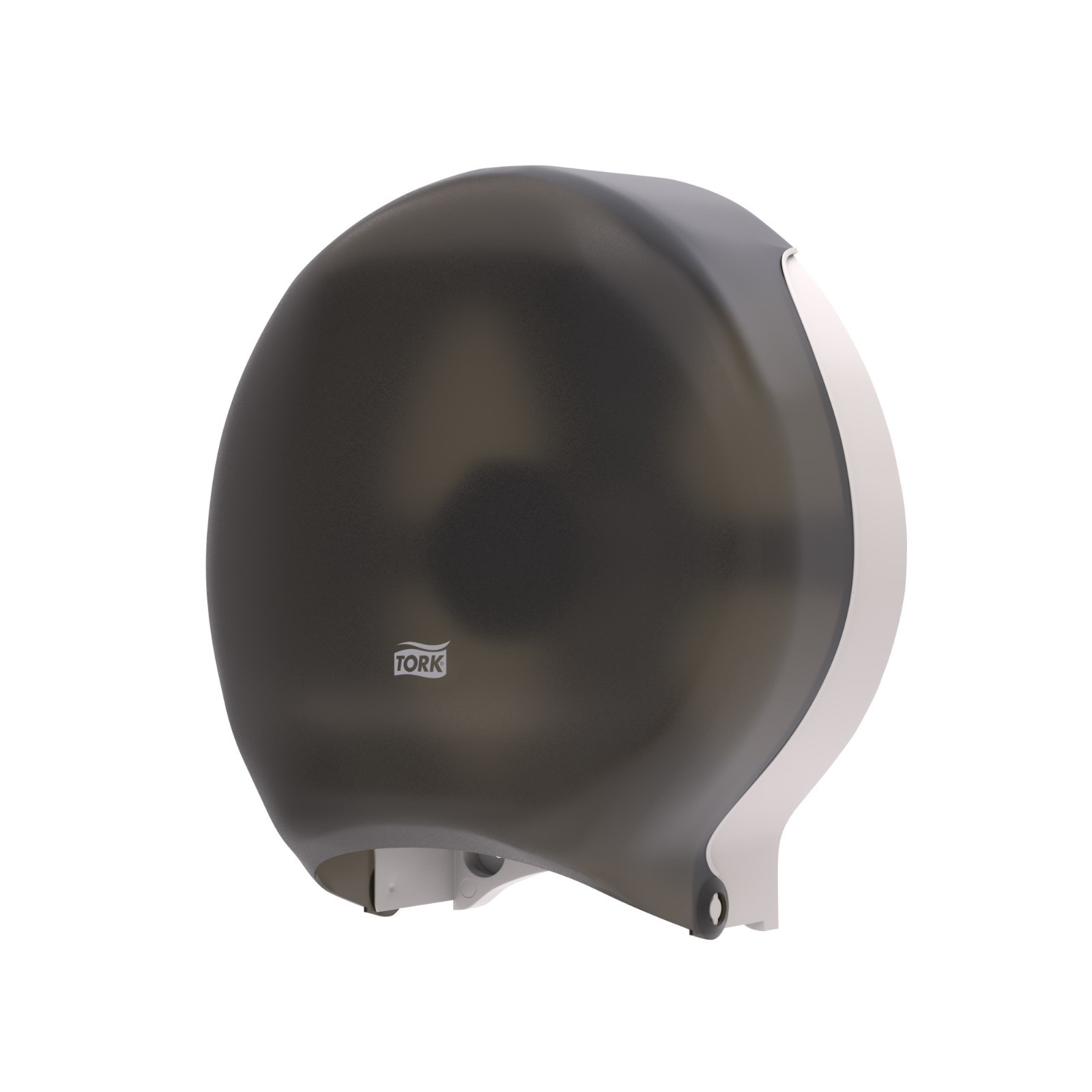 Tork 66TR Jumbo Bath Tissue Dispenser for 9" Rolls, Smoke BRAND NEW IN BOX