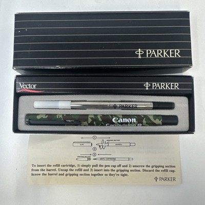 Parker Vector Ballpoint Pen Canon Camovision 8 Camo Edition w/ Box & Manual