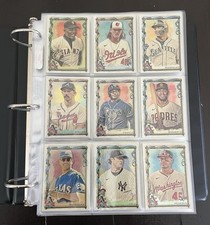 2023 TOPPS ALLEN & GINTER FOIL HOT BOX COMPLETE SET (400) WITH BINDER