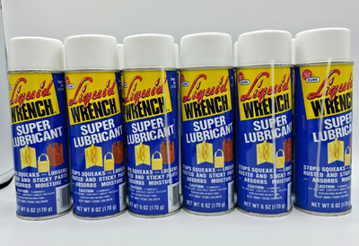 LIQUID WRENCH Super Lubricant 1 Case 12 Aerosol Cans 6oz L2-06