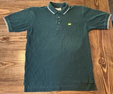 Vintage Augusta National Golf Shop Masters Slazenger Polo Shirt Men's M, Green