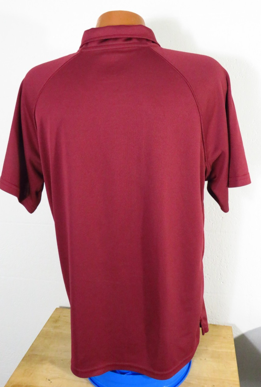 Zero Fox Trot Men's Large Solid Maroon Microfiber… - image 10