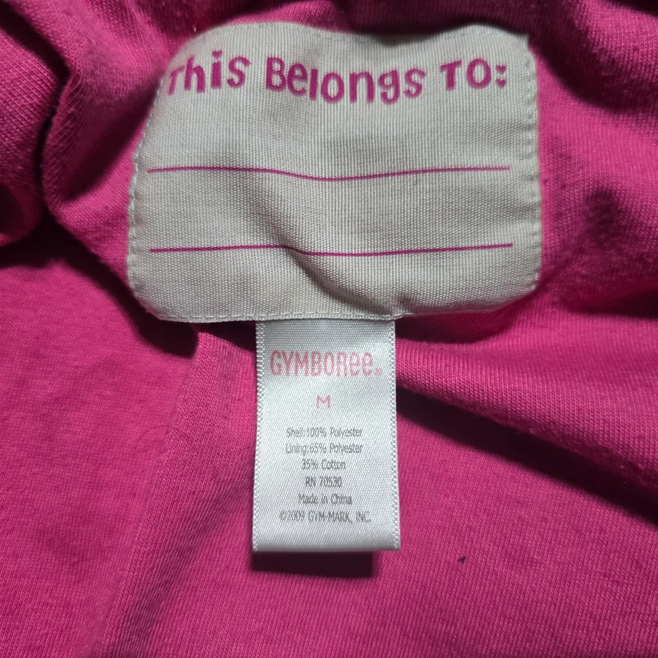 Gymboree Girls Garden Friends windbreaker Jacket medium Ladybug Butterfly - Image 4 of 4