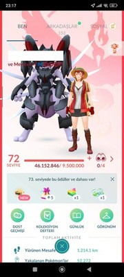 Pokémon Go level 72 lvl