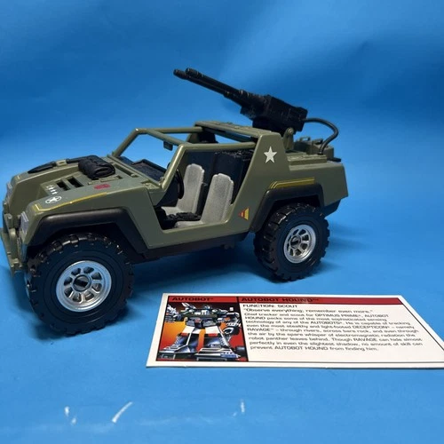 GI Joe and the Transformers SDCC 2013 AUTOBOT HOUND VAMP Vehicle 100% Comp w/ FC
