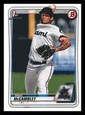 2020 1st Bowman Draft Zach McCambley  Miami Marlins #BD-112 Centered Mint