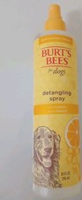 New Burt's Bees for Dogs Detangling Spray with Lemon and Linseed 10 FL Oz