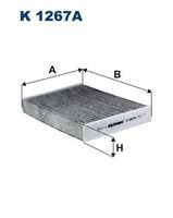 Filtron Filter, Innenraumluft K 1267A FüR Renault Fiat Opel Nissan