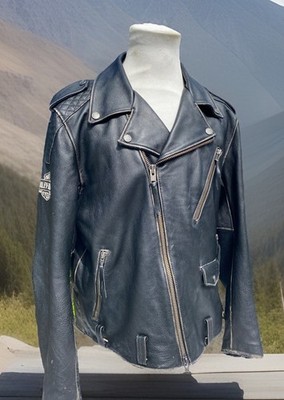 Harley-Davidson 大きいサイズ本革ジャケット 2XL ブラック Harley Davidson（ハーレー・ダビッドソン） レザージャケット