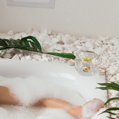Teelichthalter Klar Aromatherapie Aroma Diffusor Ätherisches Öl Brenner Neu - Bild 5 von 9