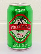 WILD DUCK Empty Beer Can 330ml Ukraine Export 2021 Bottom Open Collectible