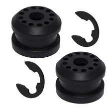 2PCS Transfer Case Shift Linkage Bushings with 2PCS E-clips, Shifter Linkage