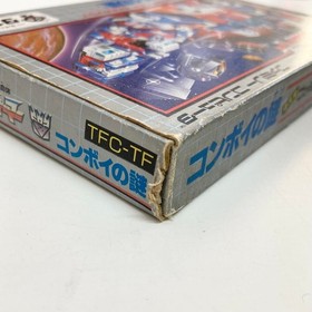 Transformers Mystery of Convoy Famicom NES Game CIB Box Manual Working Rare