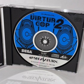 VIRTUA COP 2   SEGA SATURN CIB w/ Spine Card JAPAN