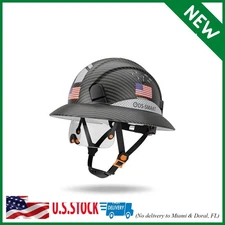 DS-SMAAT Full Brim Hard Hat w/ Visor, 6-Point Suspension, ANSI & OSHA Approved