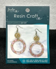 Resin Craft Jewelry Made By Me Hoop Earrings - Mini Kit