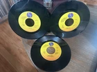 LOT of 3 MADONNA 7" vinyl 45 rpm records VG+ Borderline/Lucky Star/Like a Virgin