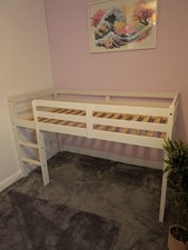  Single Loft Bed In White from Wayfair 