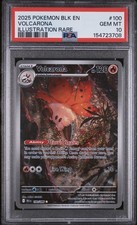 2025 POKEMON BLK EN-BLACK BOLT #100 VOLCARONA ILLUSTRATION RARE on eBay