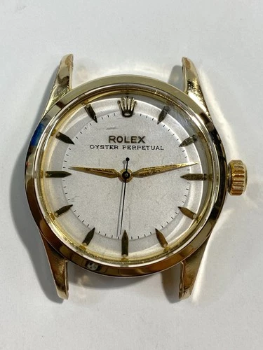 Vintage Rolex Oyster Ref 6332 Automatic Men's Watch, Pre-Owned, Runs (RB-#62)