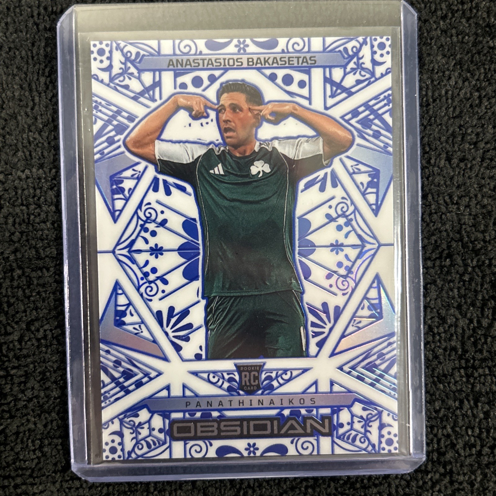 Anastasios Bakasetas 2025-26 Panini Obsidian Talavera RC /8 Rare #144