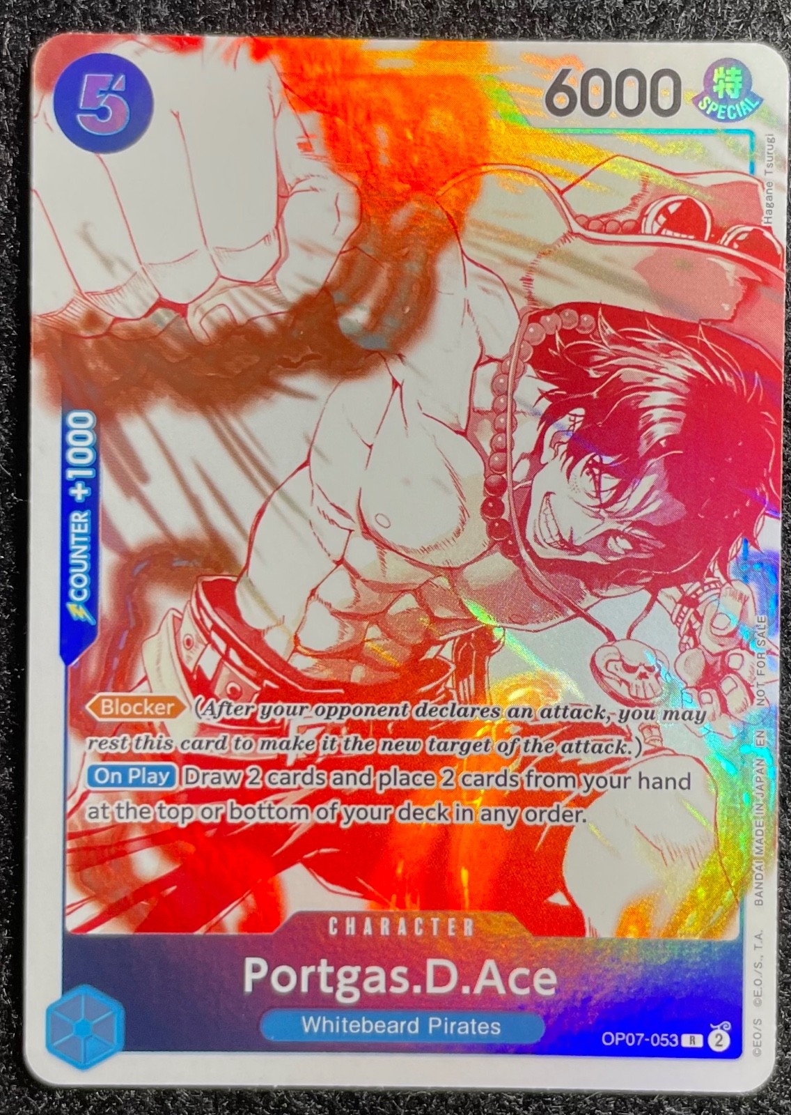 Portgas.D.Ace OP07-053 - 3rd Anniversary Treasure Campaign Pack Promo English