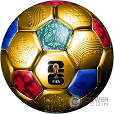 FIFA SPHERICAL FOOTBALL Gilded 3 Oz Silver Coin 10$ Solomon Islands 2026