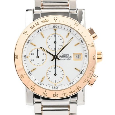 GIRARD-PERREGAUX Watch GP7000 White Men's Used Watch #61116