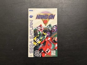 Hang-On GP (Sega Saturn, 1995) Complete CIB with Manual and Registration Card