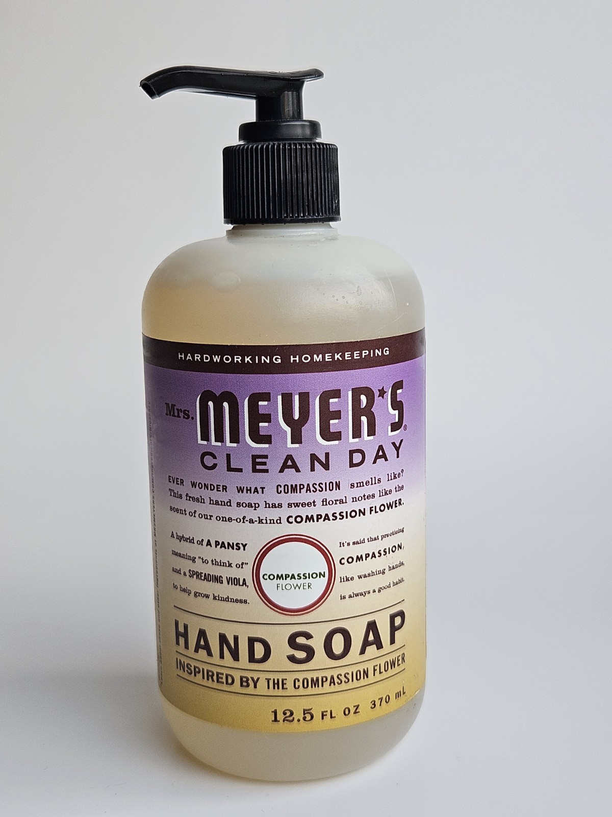 Mrs. Meyer's Clean Day Hand Soap - Compassion Flower - 12.5 fl oz (PACK OF 1)