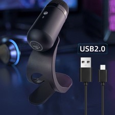 USB PC Microphone With 360  Omnidirectional Sound Pickup For Live Streaming NKXP