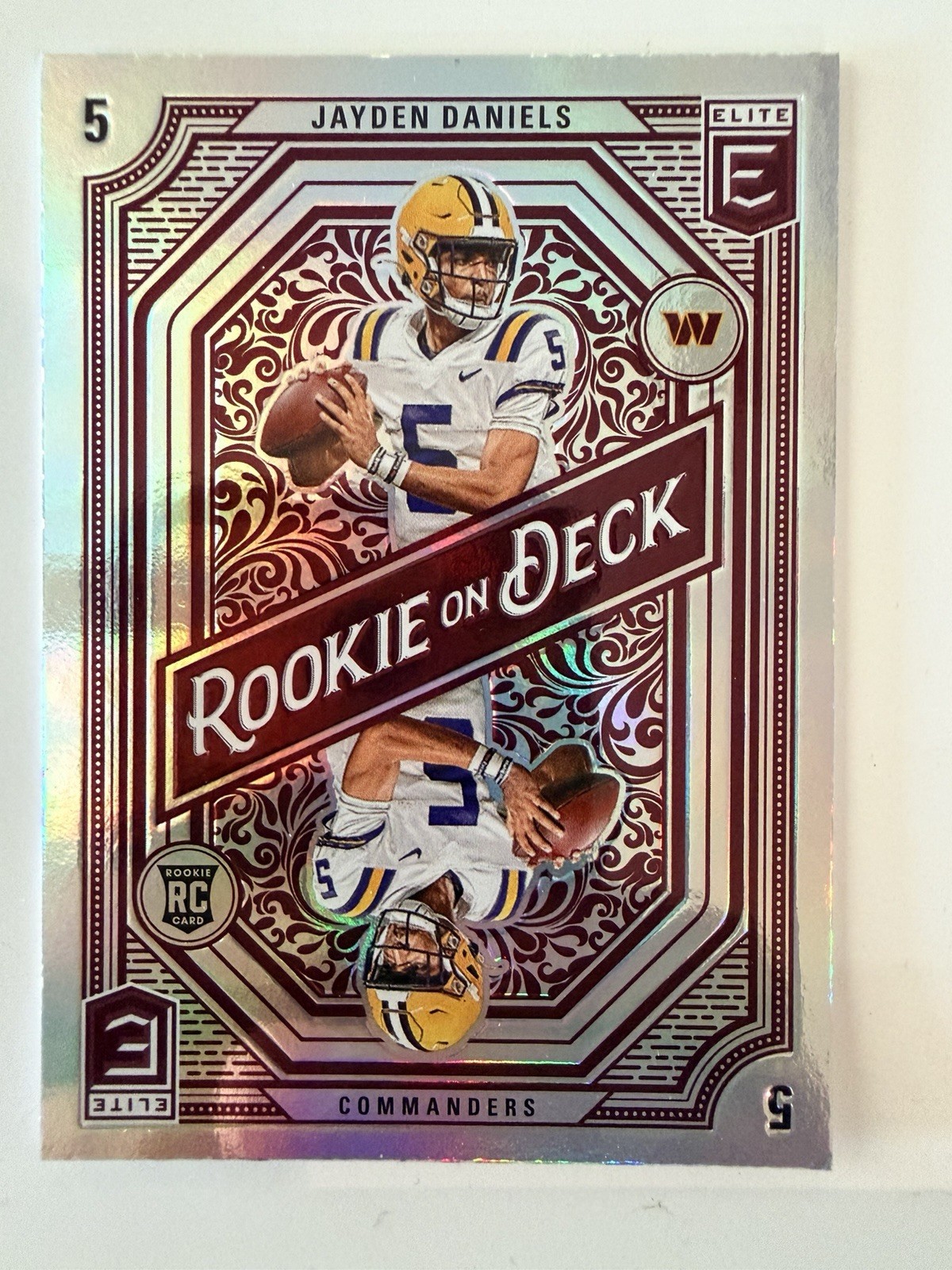 Jayden Daniels Rookie on Deck - 2024 Panini Donruss Elite (RC)