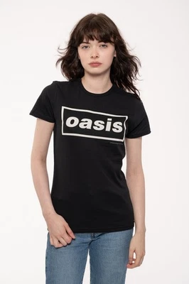 Oasis Decca Band Logo Skinny Fit T Shirt - Bild 1 von 4