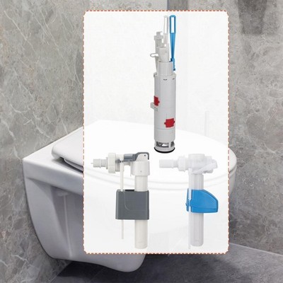 Hidden Toilet Tank Fill Valve Repair Water Inlet Valve Detachable Filter Wall
