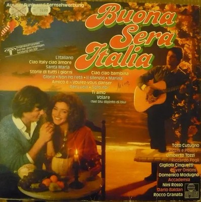 LP Domenico Modugno / Toto Cutugno / Rocco Granata a. o. Buona Sera Italia