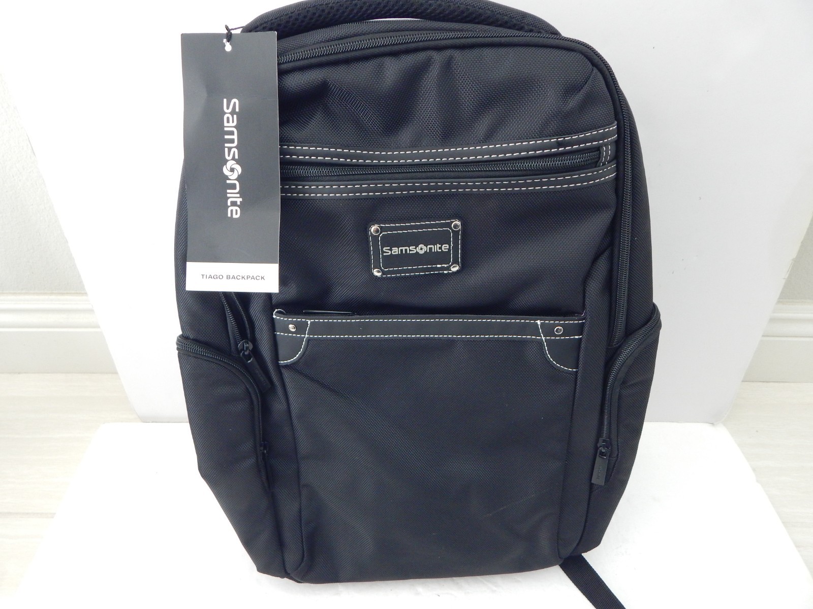 Samsonite Tiago 15.6" Large Travel Backpack Black New