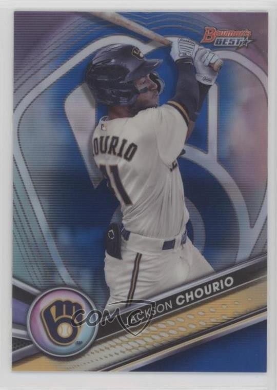 2022 Bowman's Best Top Prospects Blue Refractor /150 Jackson Chourio #TP-19 0y0n