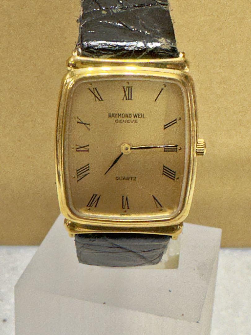 Raymond Weil 5745 Quartz Gold Plated Luxury Watch Elegant Design