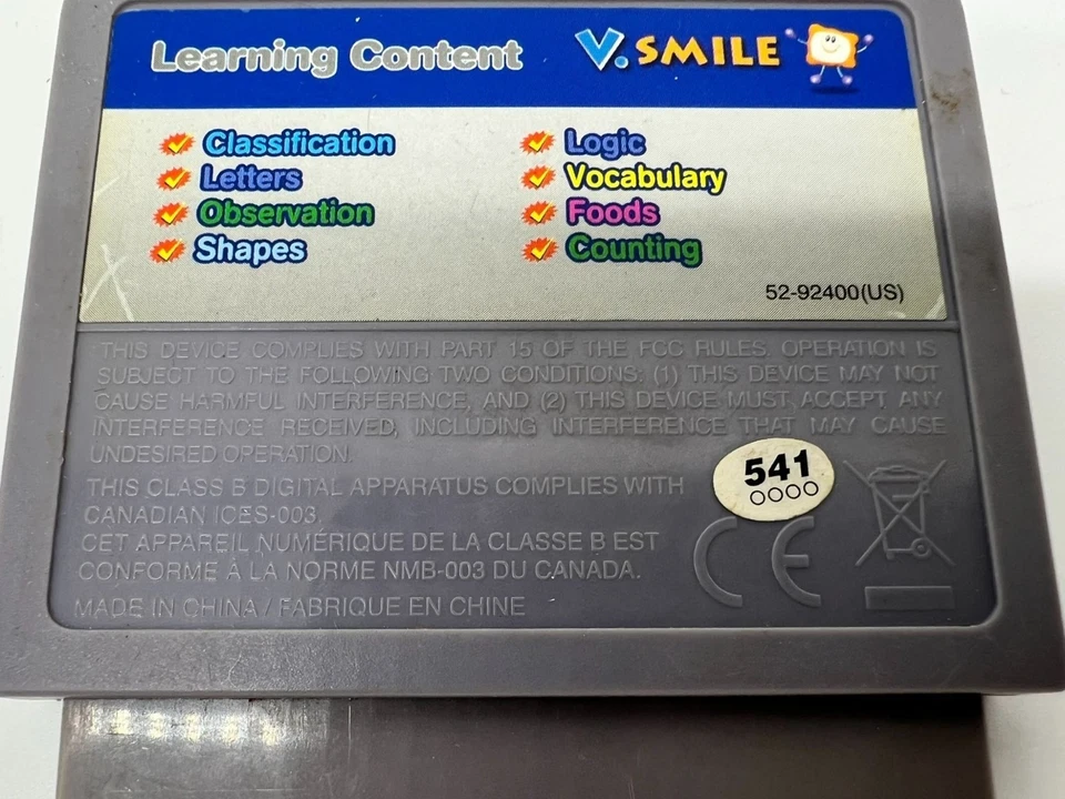 Cartucho de jogo educacional Vtech V.Smile Blues Clues Collection Day - Imagem 4 de 4