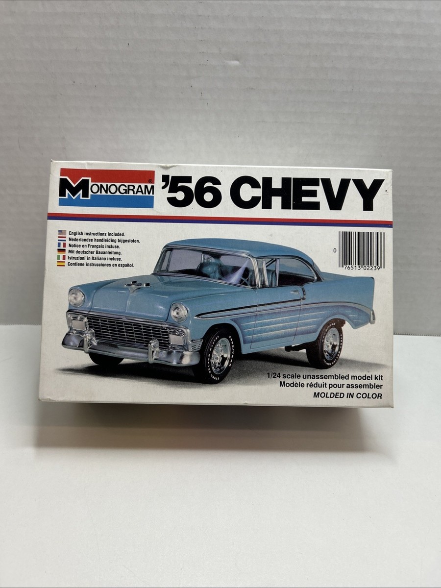 Monogram 1/24 56 Chevy Model Car Kit Factory 2239 for sale online
