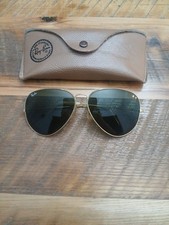 Vintage B L Ray Ban USA Aviator Sunglasses,