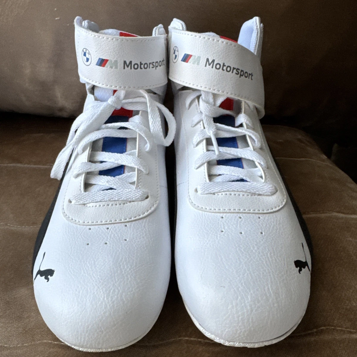 Puma BMW M Motorsport A3ROCAT Mens Shoes White Red 306870-01 NEW Sz 7 / WMNS 8.5 Puma A3rocat White Mens Shoes 306870-01 NEW | Mercari main image 3