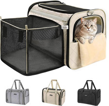Cat Carrier Soft for Small to Medium-Sized Cats,Up to 15 Lbs, TSA Airline Approv