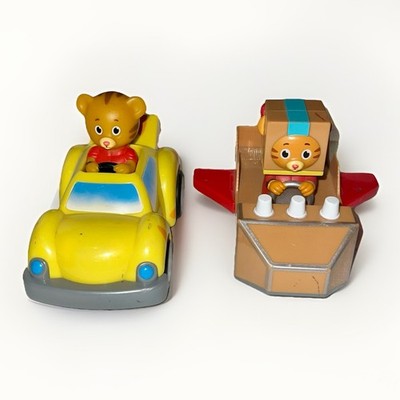 Daniel Tiger's Neighborhood Pull Back N Go Vehicles Airplane Car Fred Rogers Toy