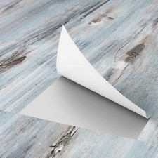 Pannelli Vinilici Autoadesivi PVC Effetto Legno Blu 15 Pezzi 90x15cm Pavimenti