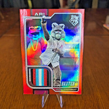 Topps 2026 Celebration Series 1 Baxter Relic Red Parallel /5 MAS-BX Diamondbacks